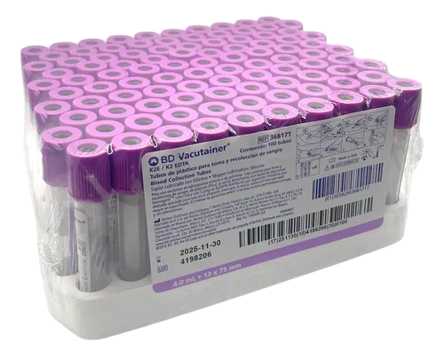 Tubo BD Vacutainer Lila (EDTA) 1