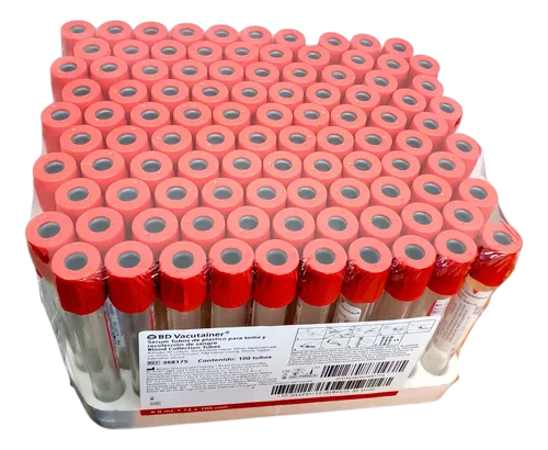 Tubo BD Vacutainer Rojo 1